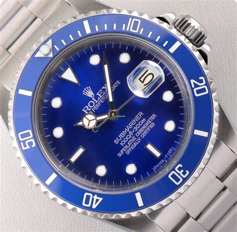 rolex submariner blue used